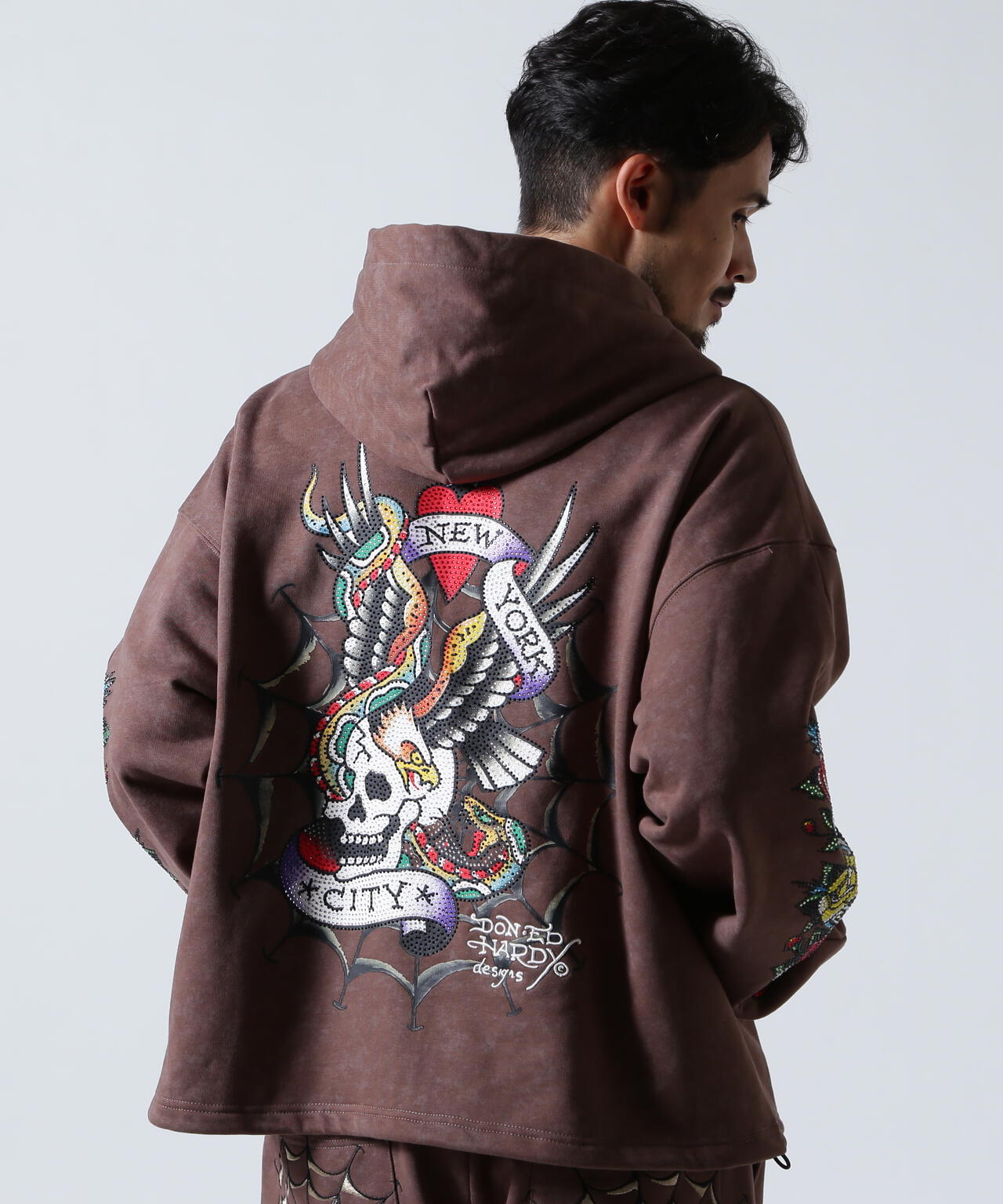 FR(13)NDS × Ed Hardy/フレンズ × エド・ハーディ/コラボジップ