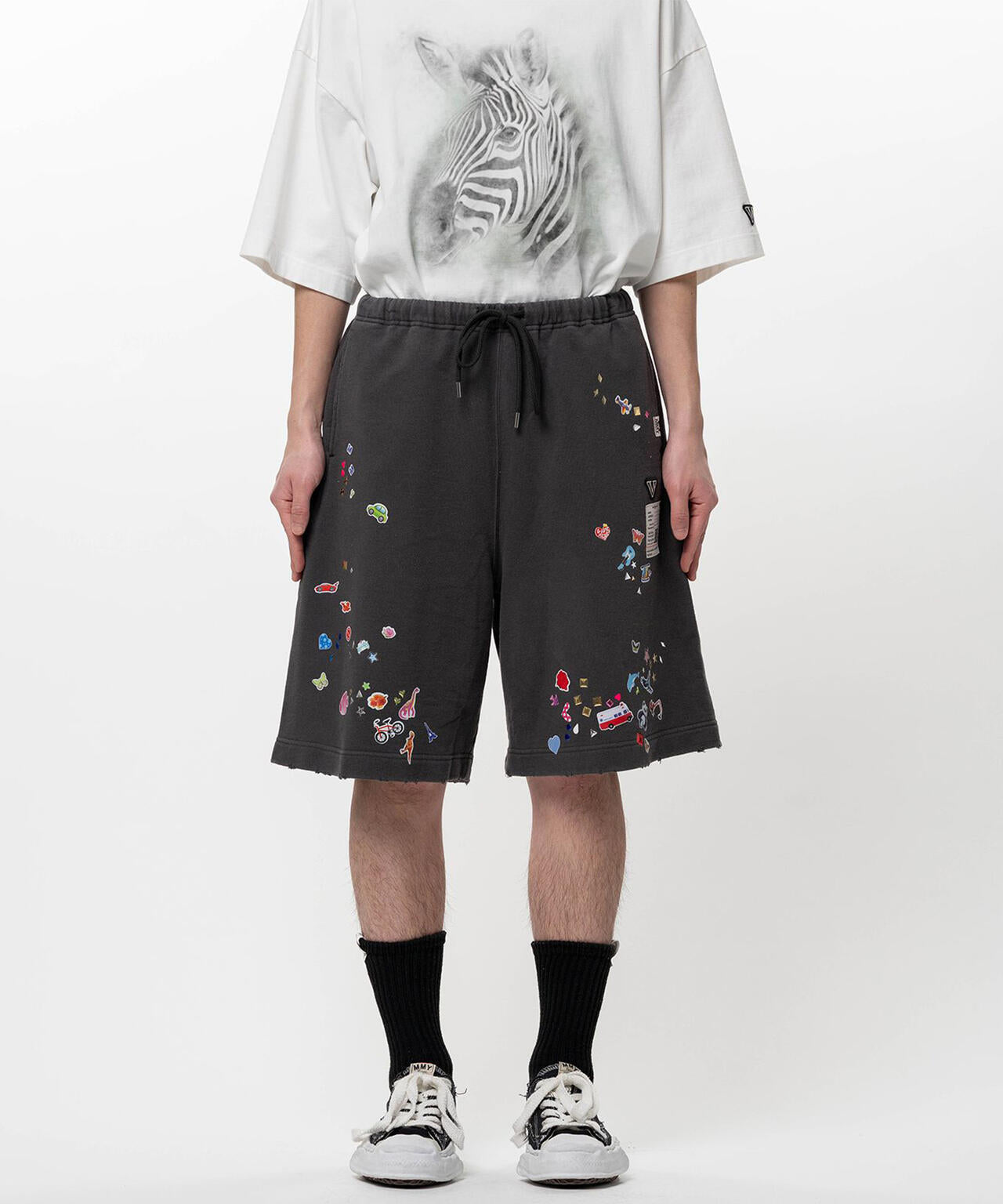 Maison MIHARAYASUHIRO/メゾン ミハラヤスヒロ/KIDS STICKER SHORTS