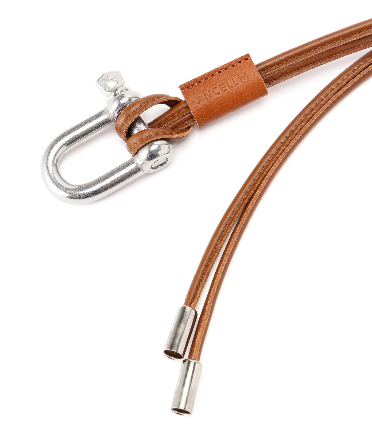 Ancellm レザーロープベルト LEATHER ROPE BELT (BROWN) – ANCELLM