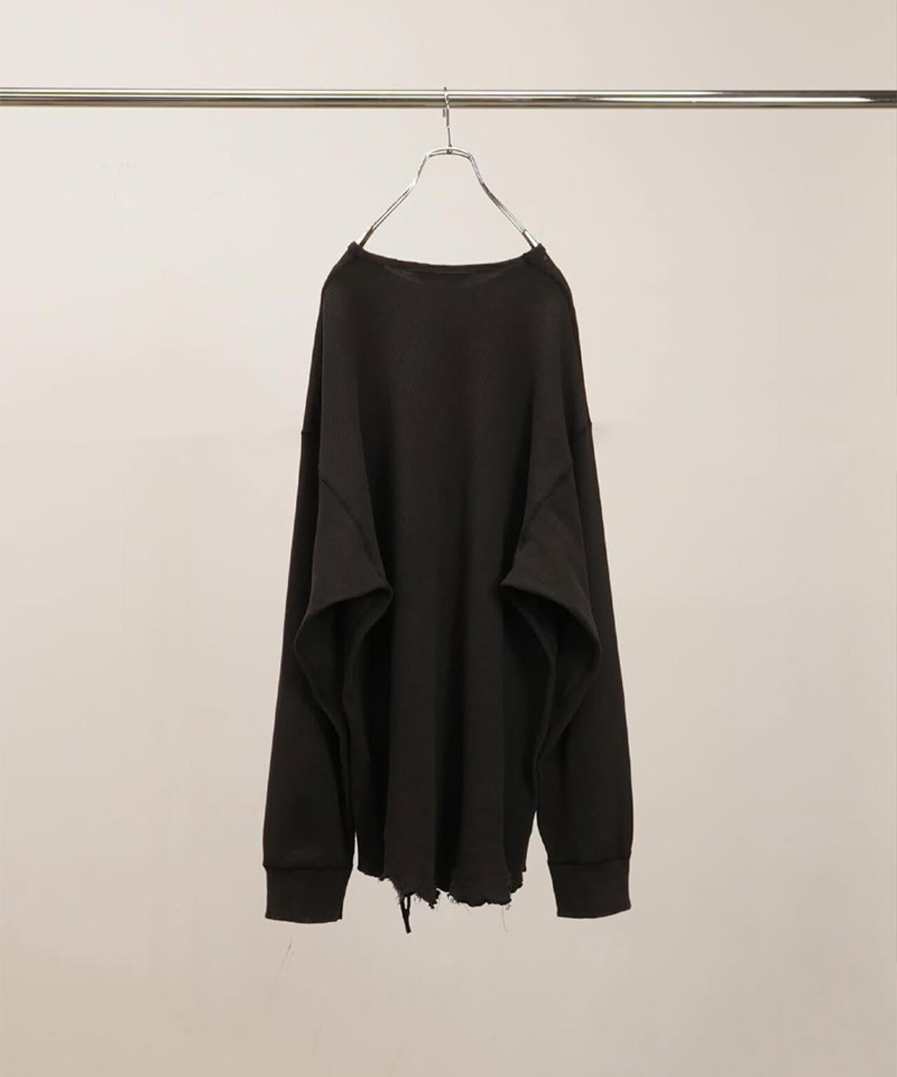 ANCELLM/アンセルム/DAMAGE WAFFLE CREW LS/ANC-STD-CT03 | GARDEN