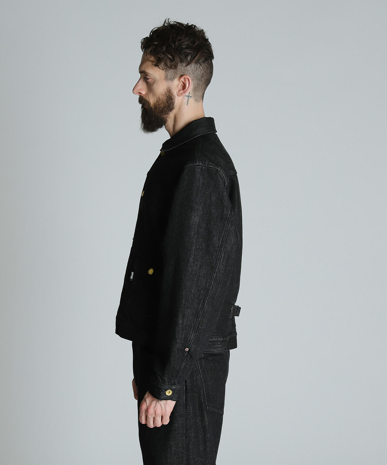 LOT. 114 BLACK DENIM JACKET/ブラックデニムジャケット | Schott