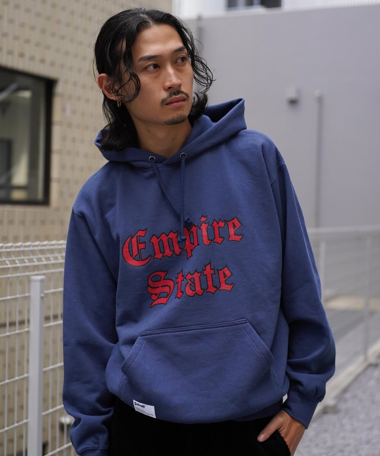 HOODED SWEAT EMPIRE STATE/パーカー エンパイア ステート | Schott
