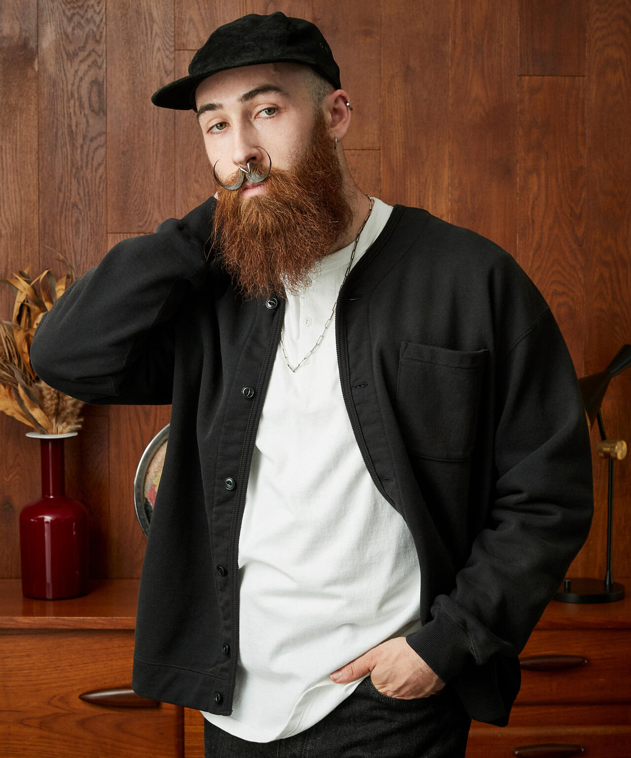 FADE SWEAT CARDIGAN/フェードスウェット カーディガン | Schott