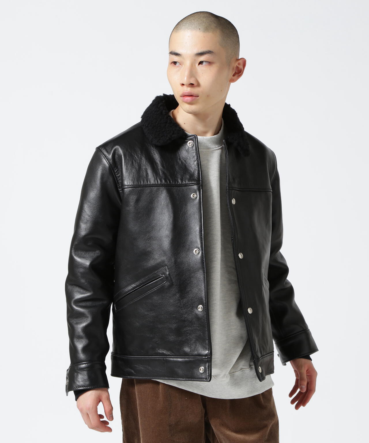 219US COLLAR BOA RANCH JACKET/カラーボア ランチ ジャケット