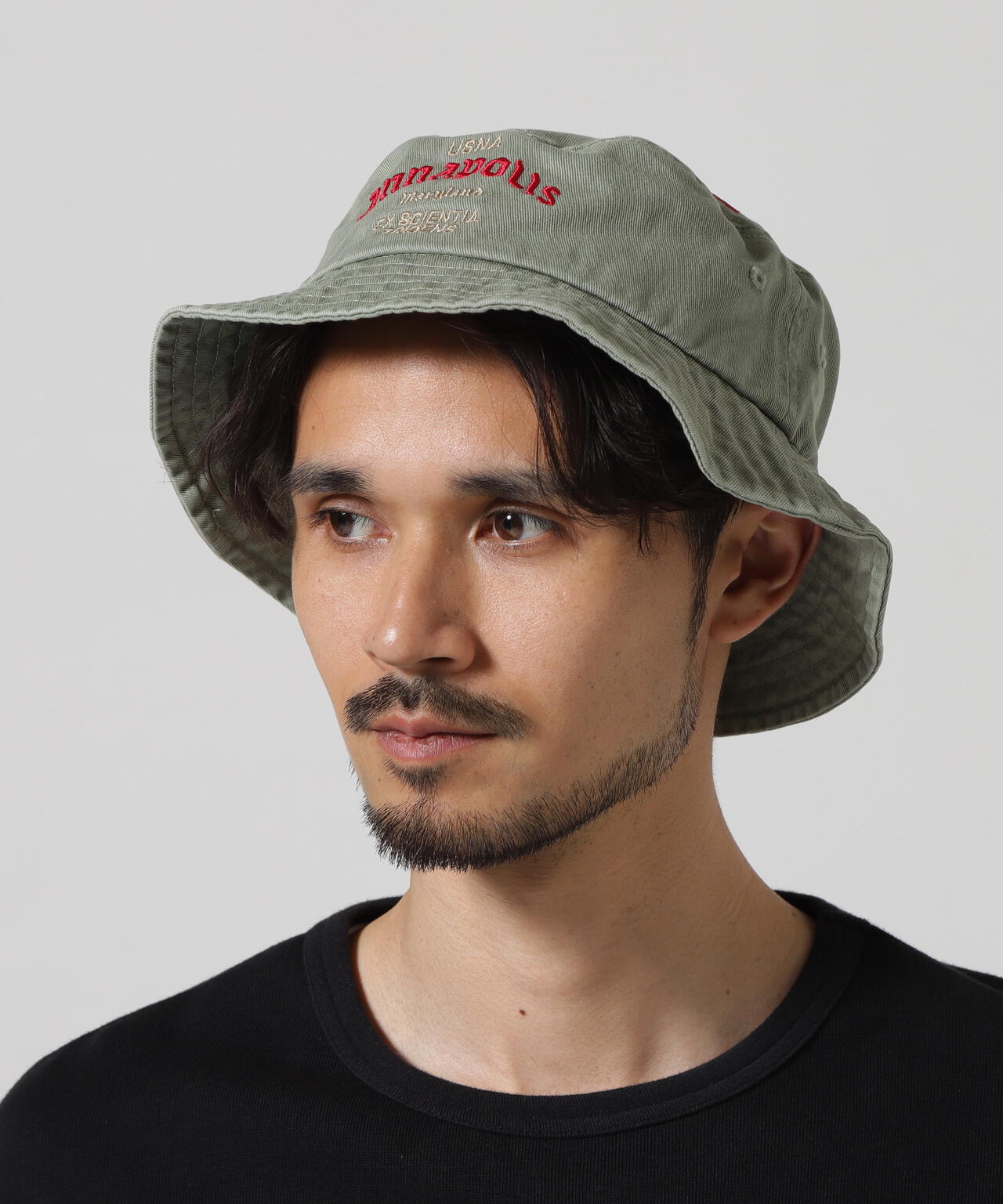 US NAVY LOGO BUCKET HAT / ロゴ バケットハット / AVIREX