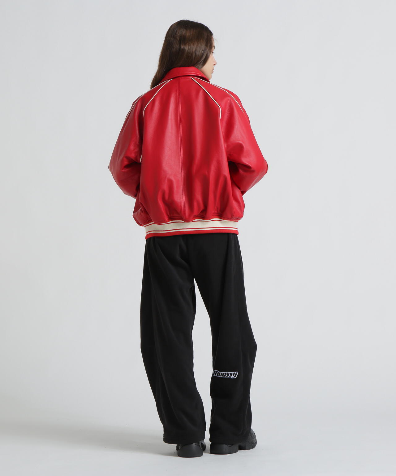 AVIREX×MOUSSY》LEATHER VARSITY JACKET | AVIREX（アヴィレックス