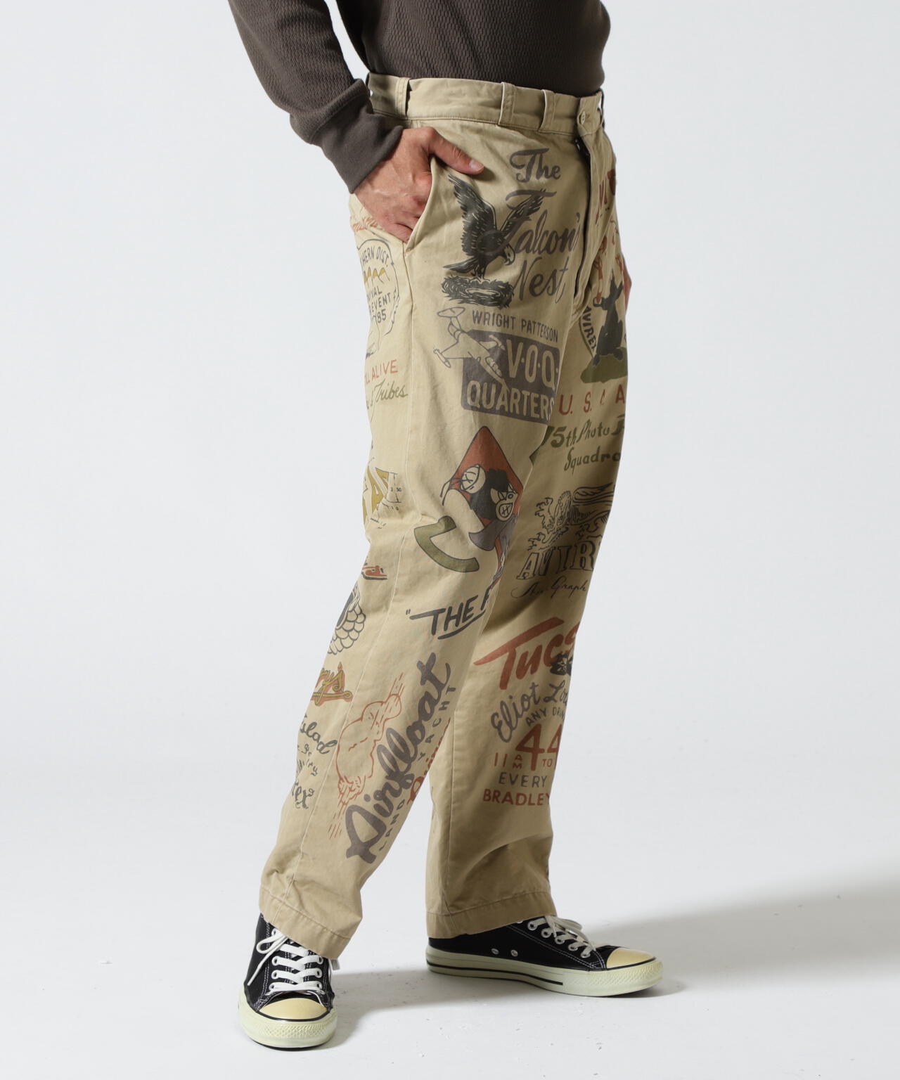 RESTORE COLLECTION》60's ARMY CHINO PANTS ”ARCHIVE GRAPHIC