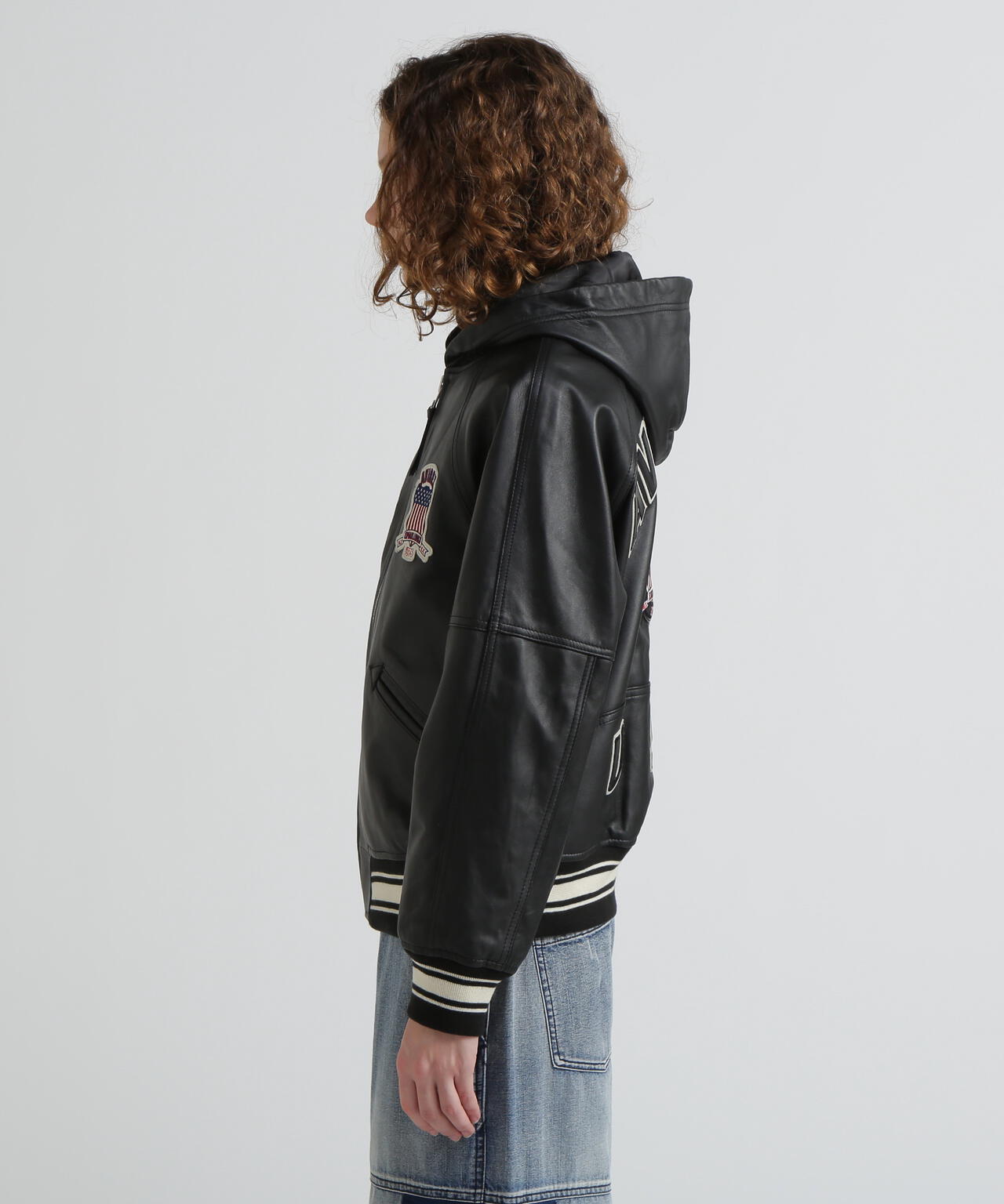 WOMAN》SIGNATURE HOODED LEATHER | AVIREX（アヴィレックス