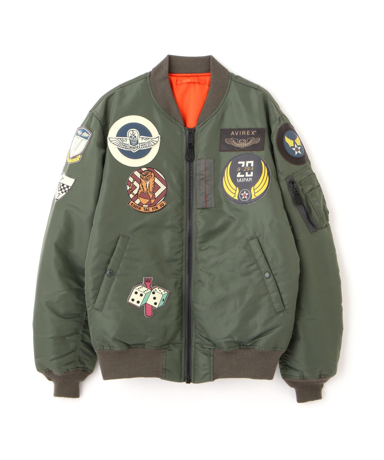 や*ん様 AVIREX TOPGUN フライトジャケット MA-1 ボンバージャ MA-1