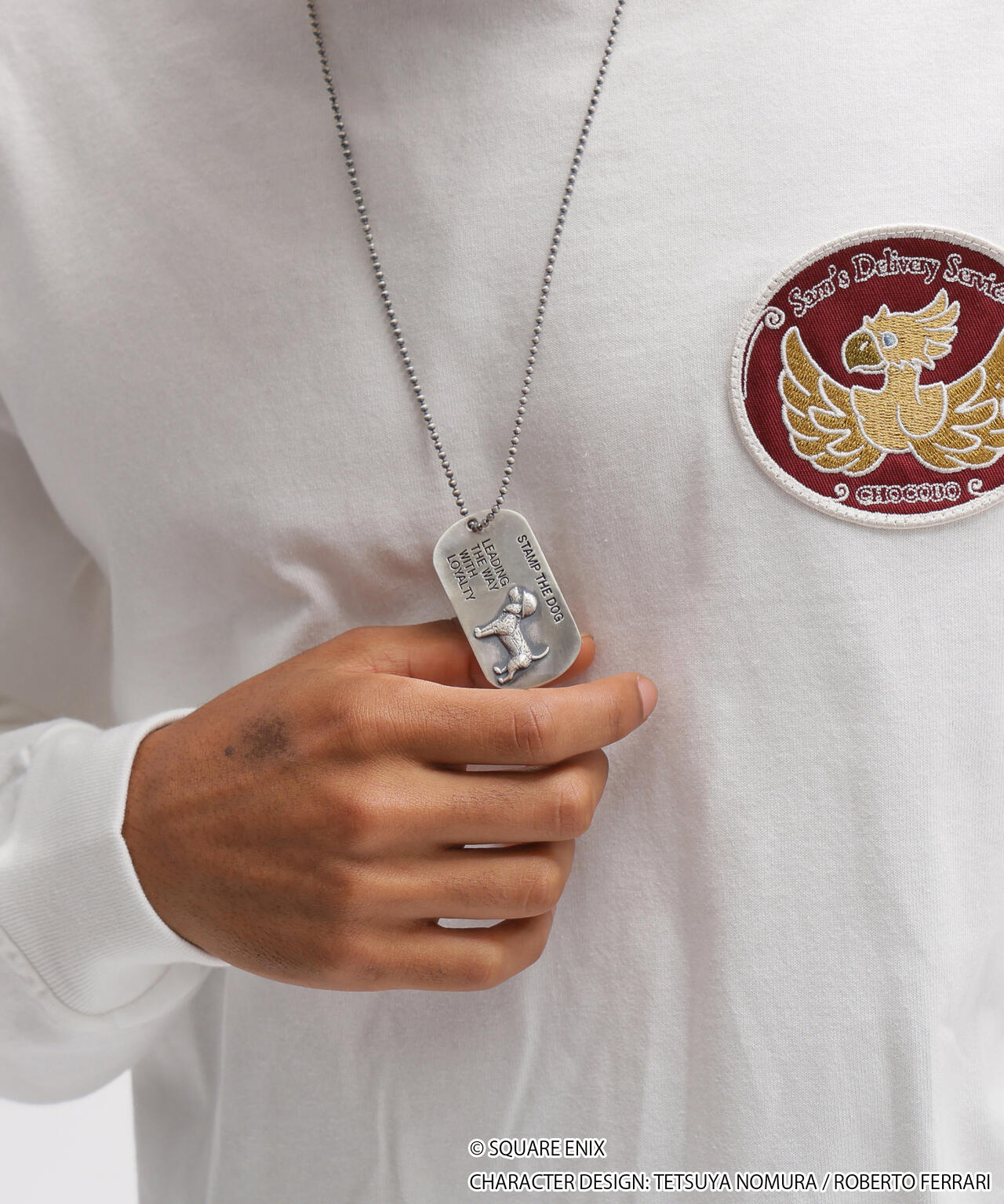 AVIREX × FINAL FANTASY VII REMAKE》 DOG TAG STAMP THE DOG | AVIREX