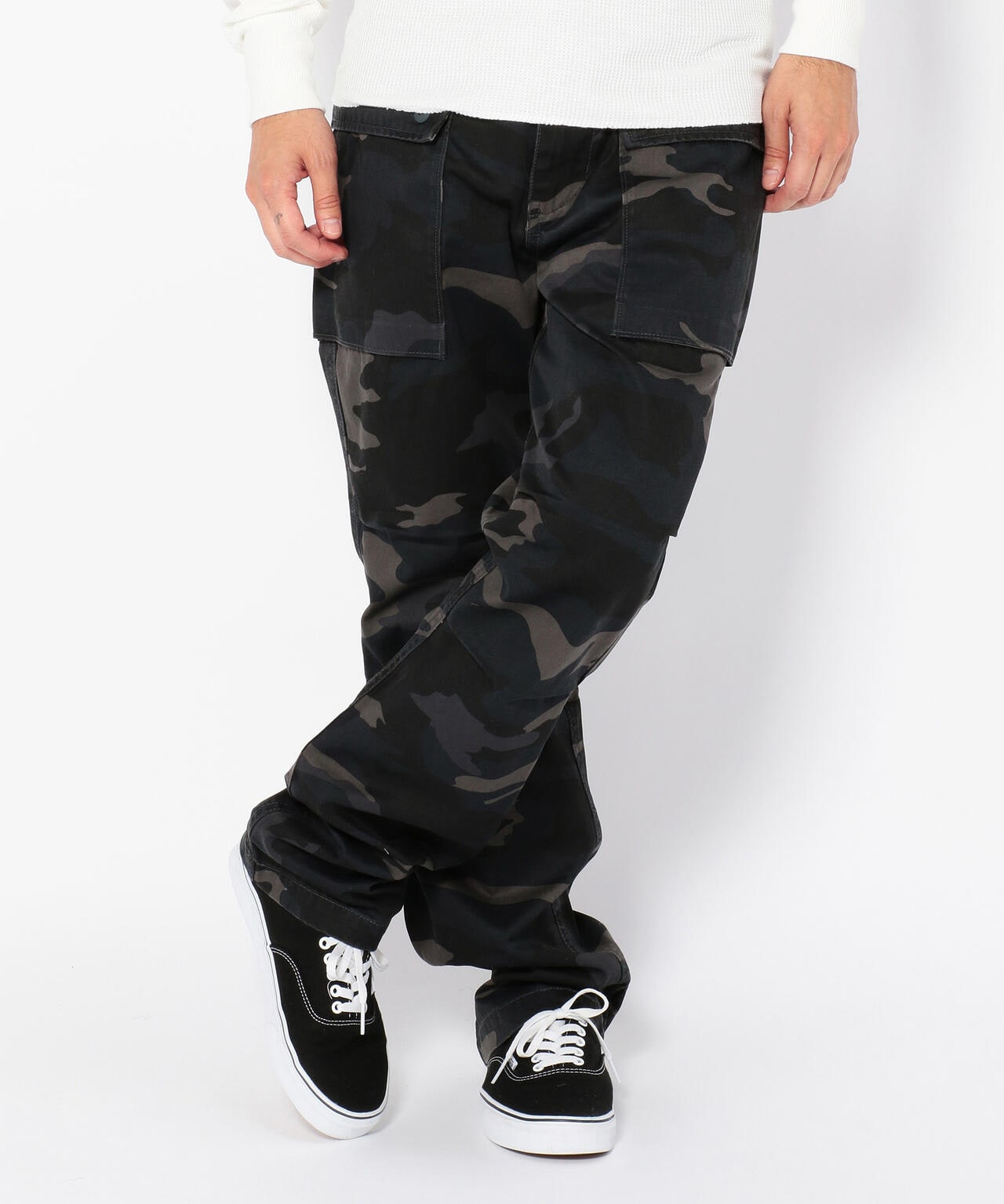 カモフラージュ エアロ パンツ/ CAMOUFLAGE BU AERO PANTS | AVIREX