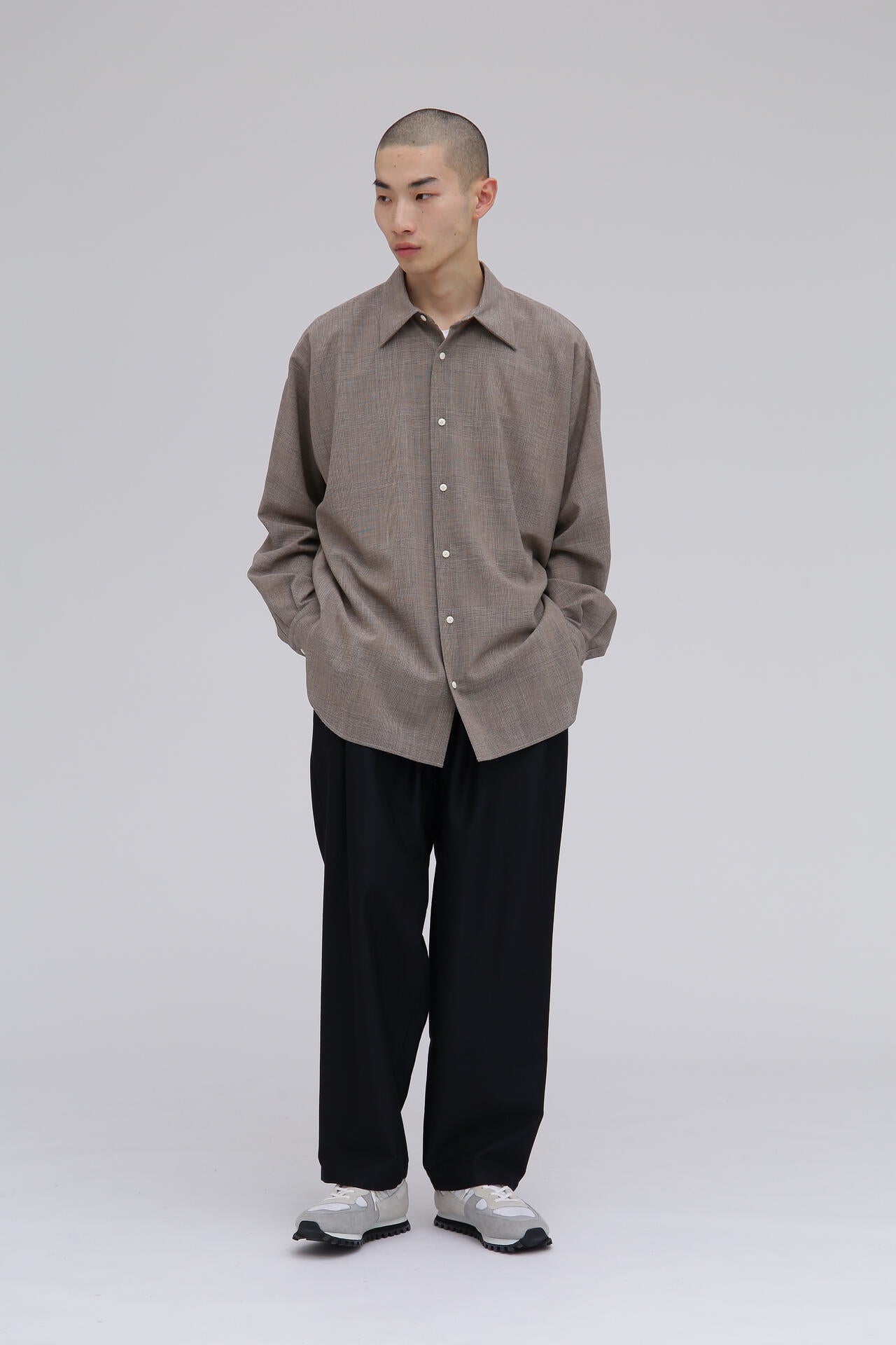 SEVEN BY SEVEN / TUCK EASY PANTS - Silk / Wool - | THE LIBRARY（ザ