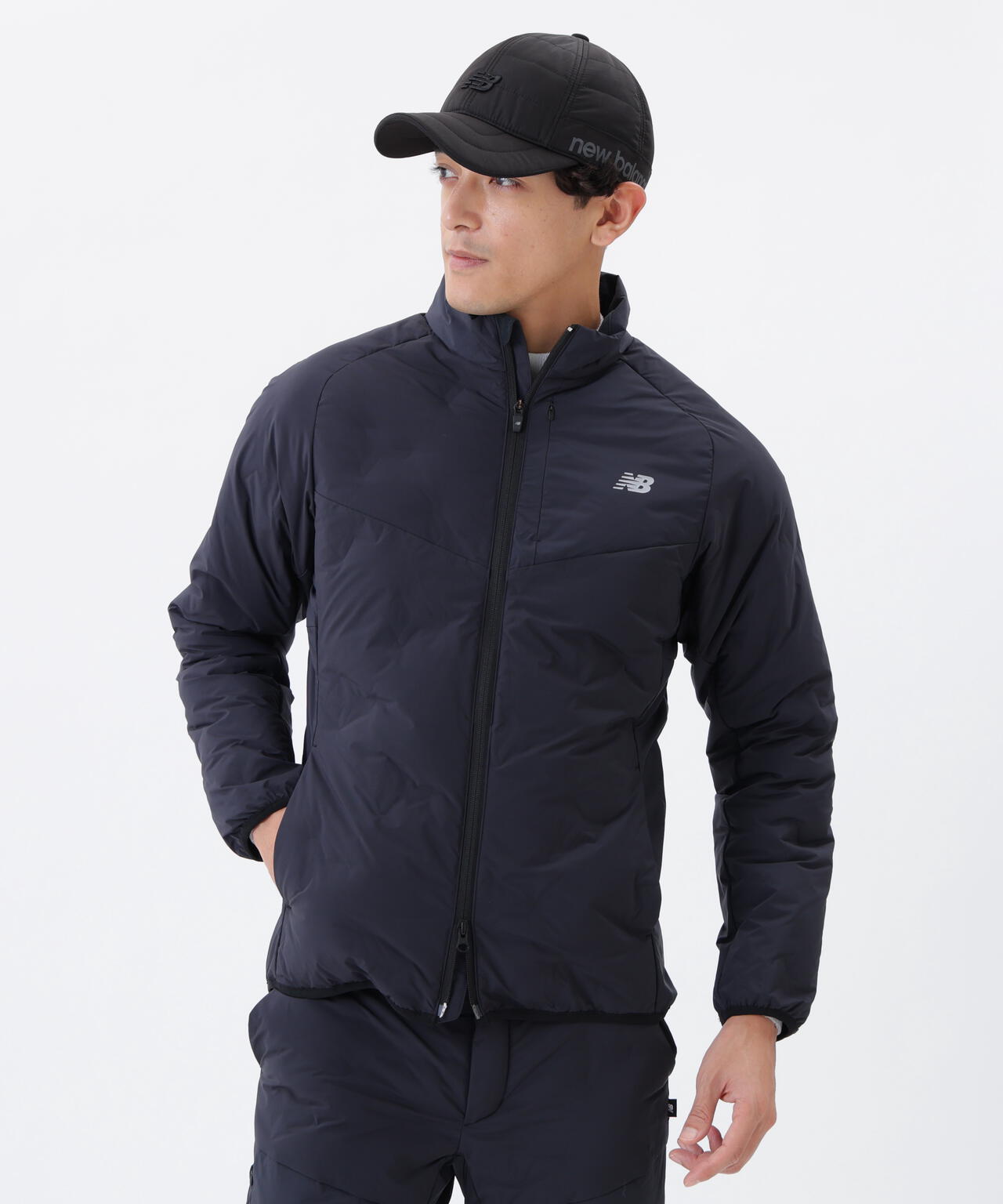 撥水 保温 ライトダウン フルジップ ブルゾン (MENS) | new balance