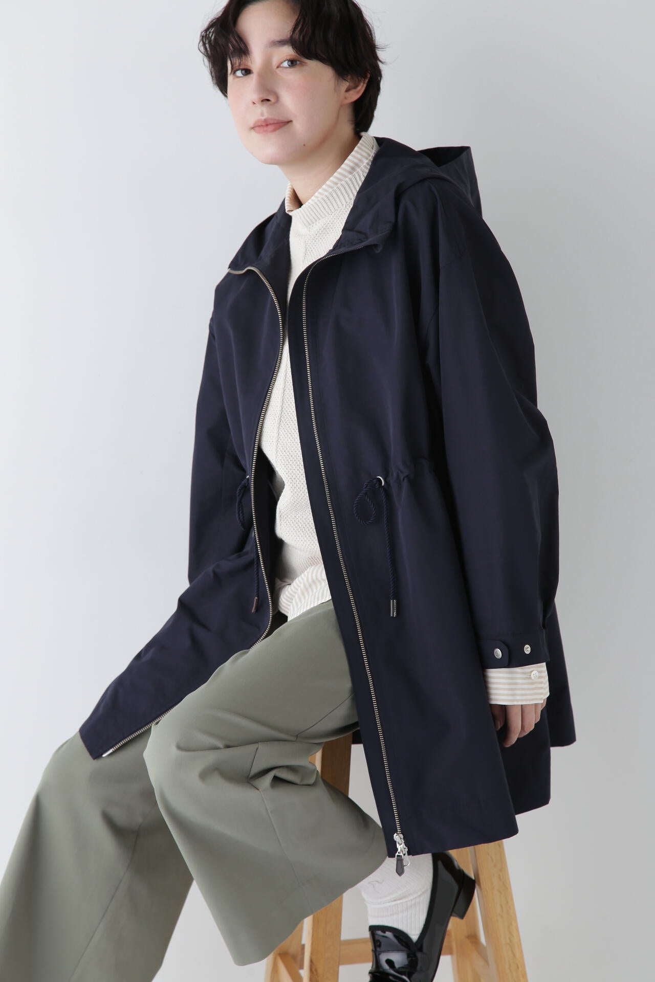 MAMANさん専用 Drawer ハウンドトゥースコート MACKINTOSH｜×HOSHII TO