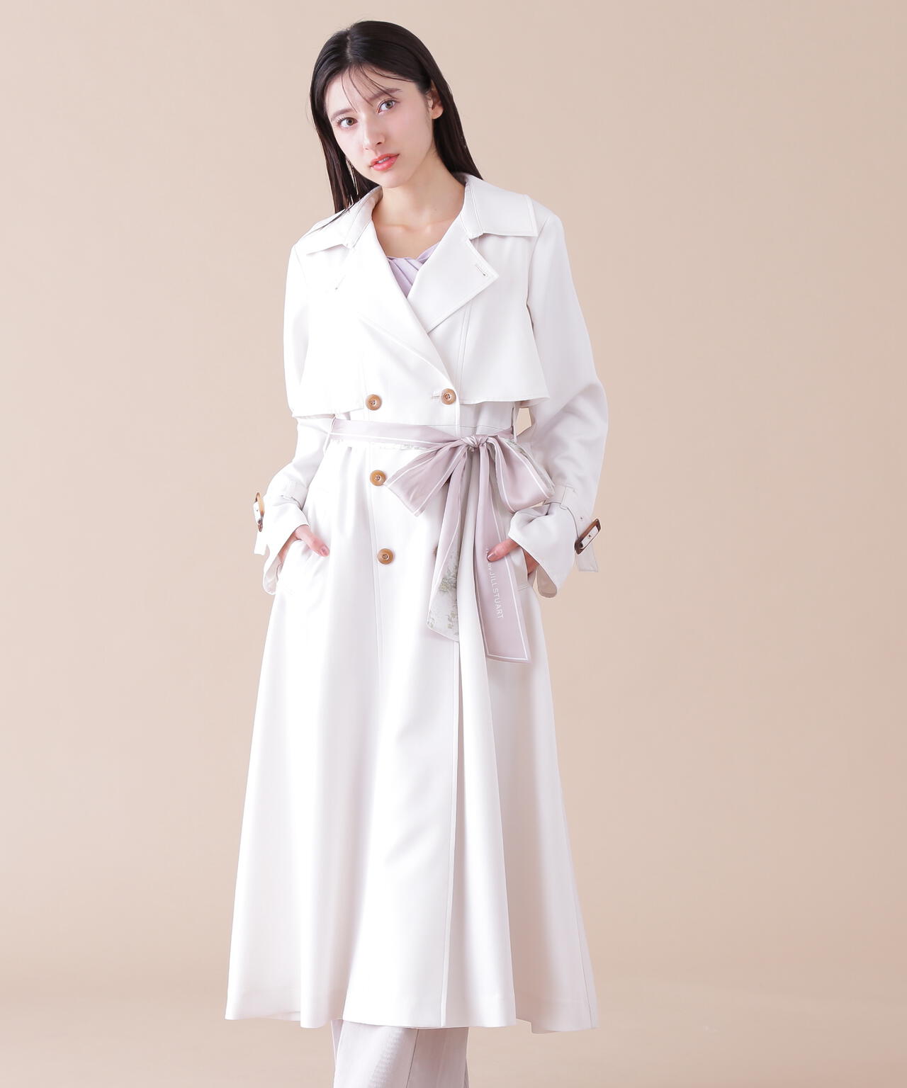 スカーフ付きドレストレンチコート | JILL by JILL STUART（ジル バイ