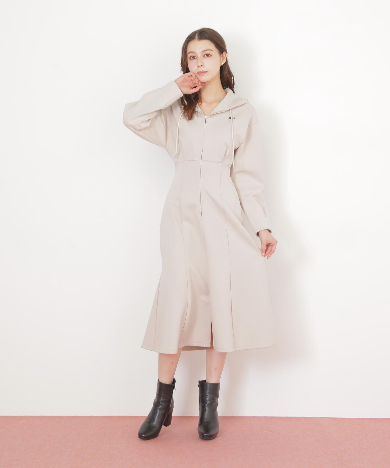 ダイバーフーディーロングワンピース | JILL by JILL STUART（ジル