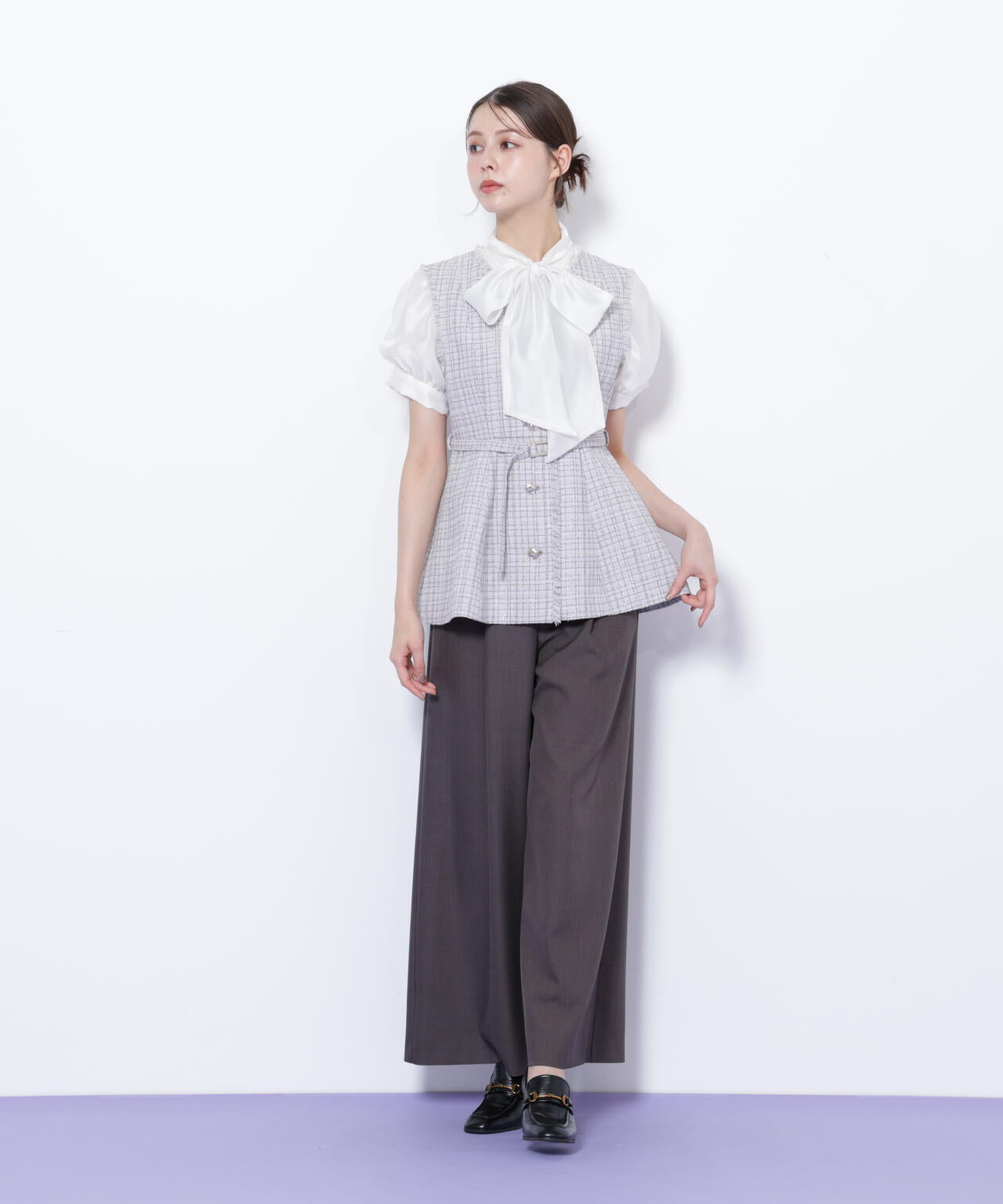 ツイードペプラムジレ | JILL by JILL STUART（ジル バイ ジル