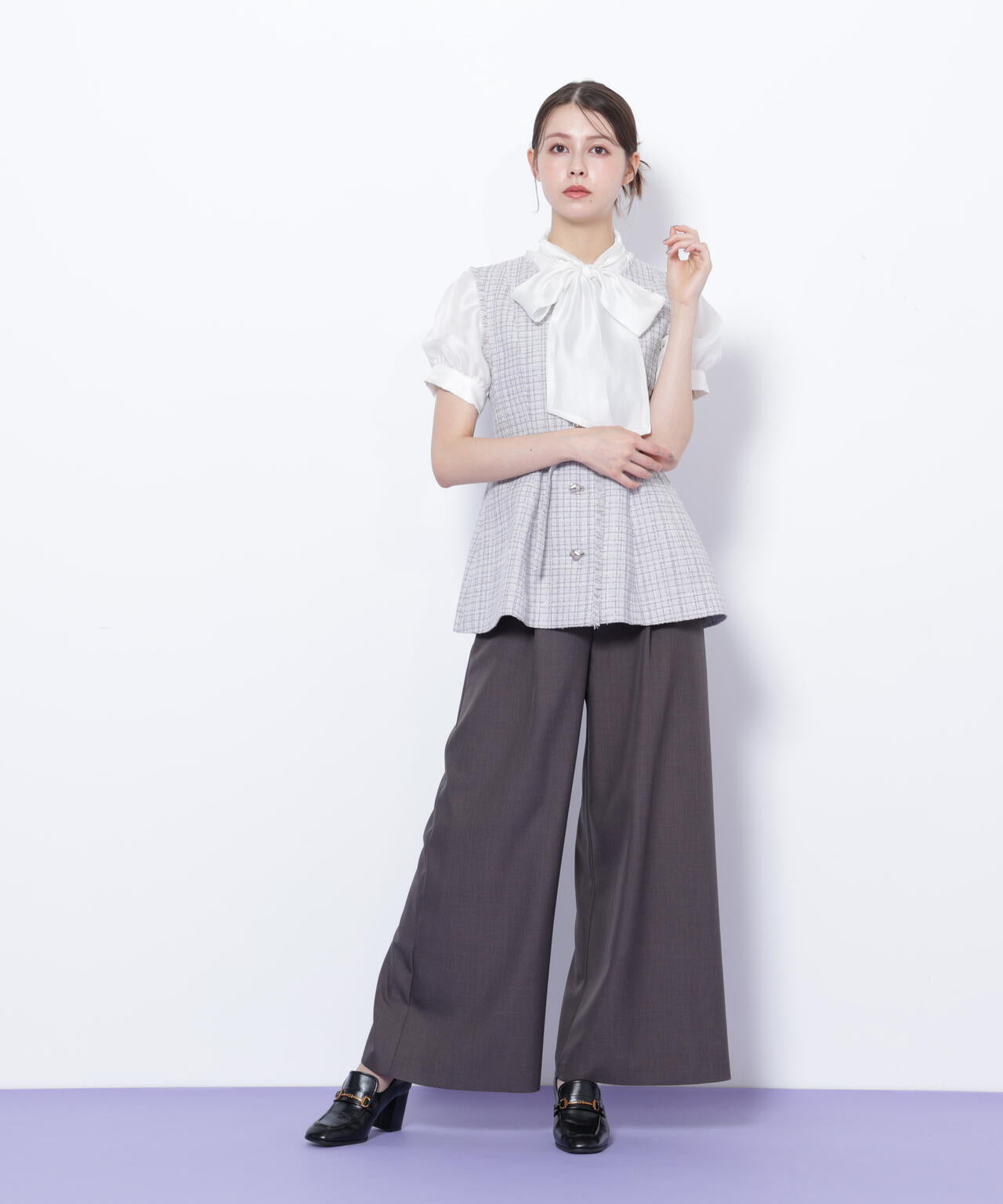 ツイードペプラムジレ | JILL by JILL STUART（ジル バイ ジル