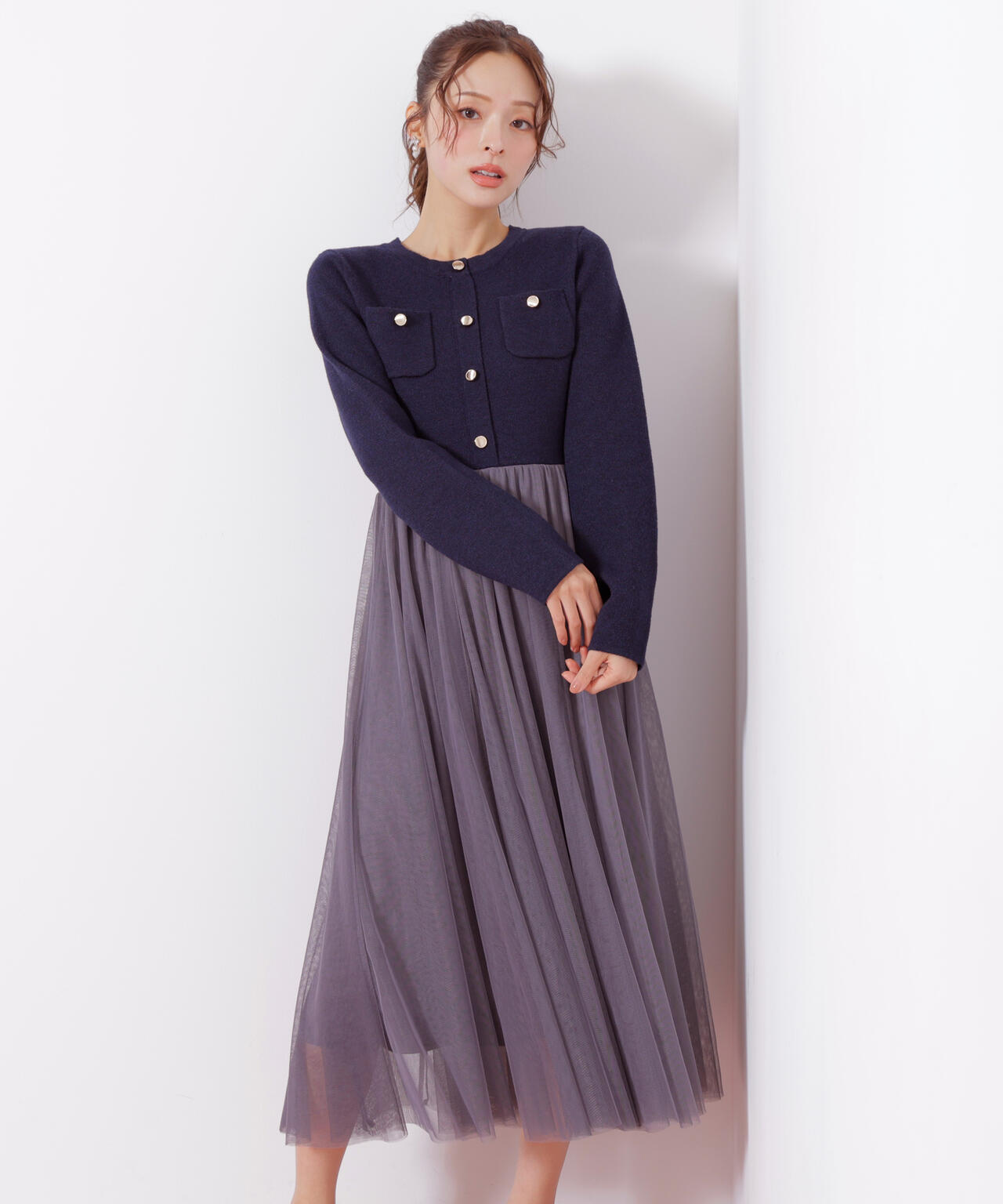 ニットジャケットドッキングワンピース | JILL by JILL STUART（ジル