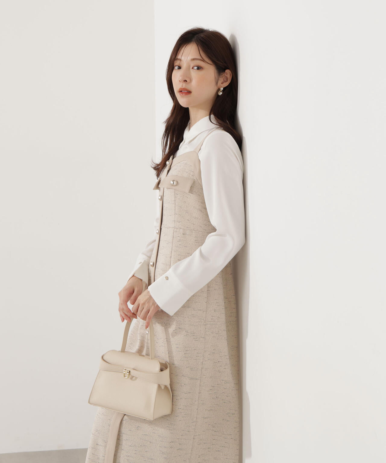 ツイードロングジャンスカ | PROPORTION BODY DRESSING
