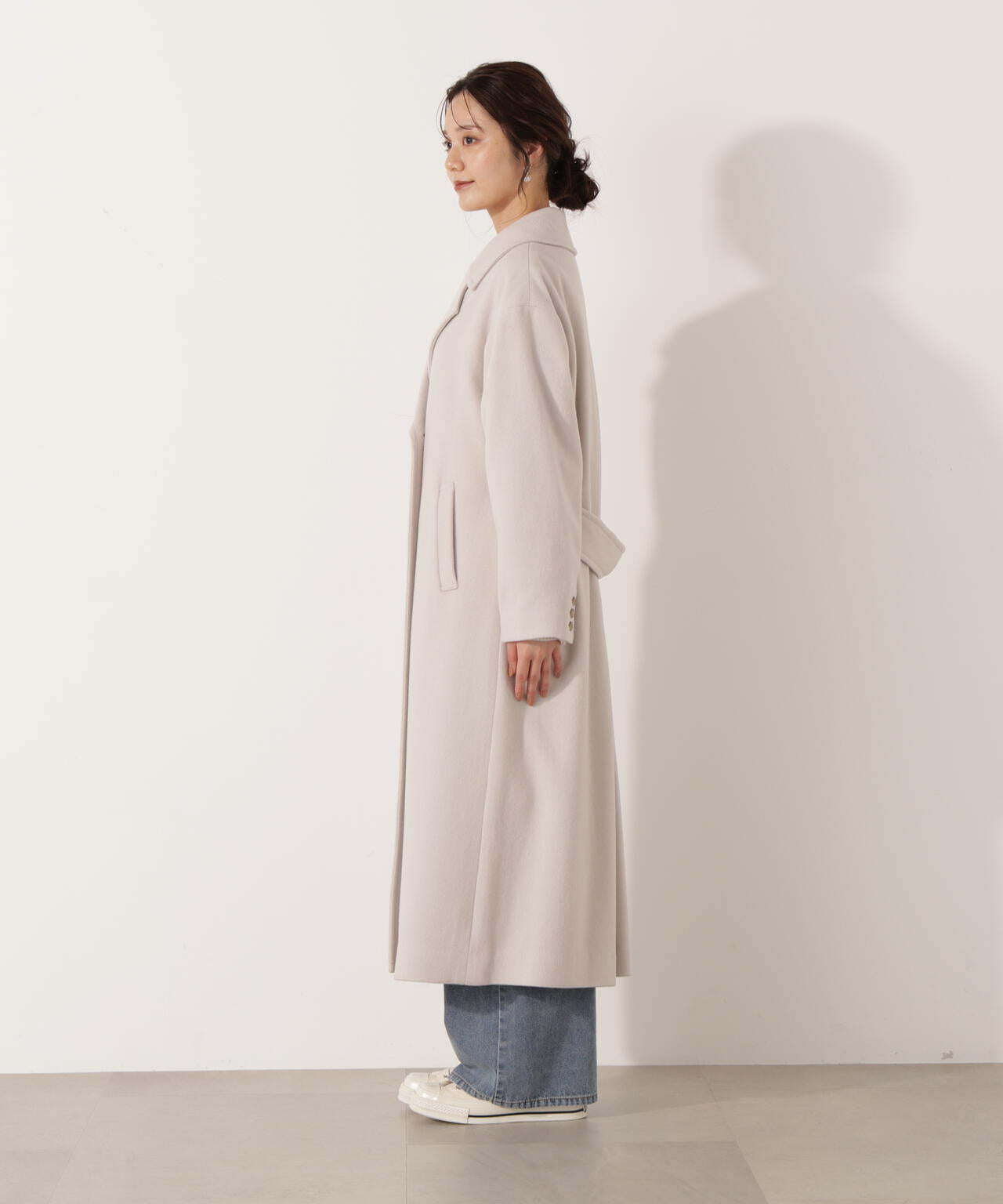 加藤栞さん着用】ダブル釦チェスターコート | PROPORTION BODY