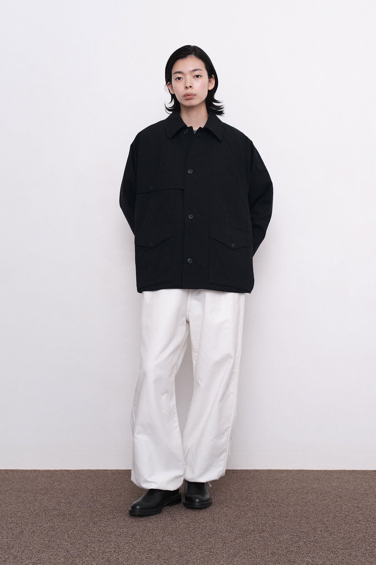 別注］blurhms / ROUGH WOOL GABARDINE CRUISER JACKET TL | THE