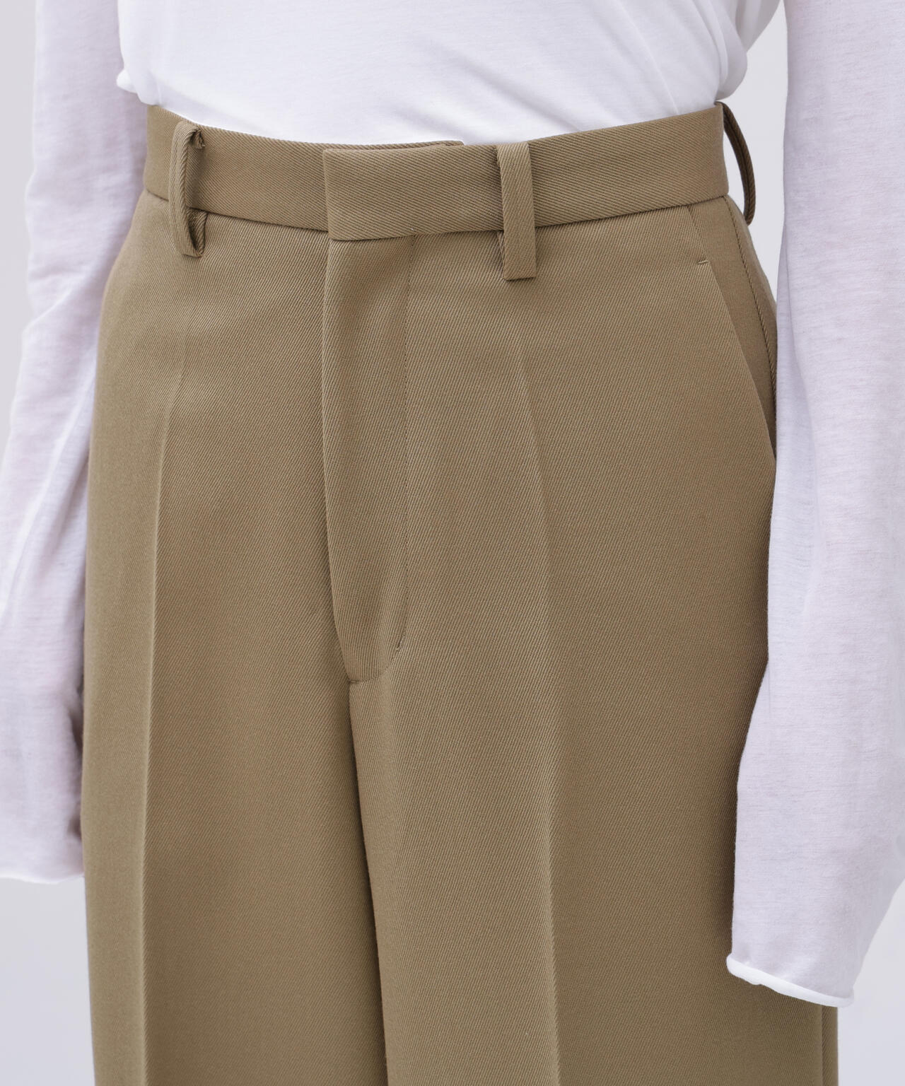 YLEVE / WOOL TWILL TROUSERS | YLÈVE（イレーヴ） ｜【公式】通販mix