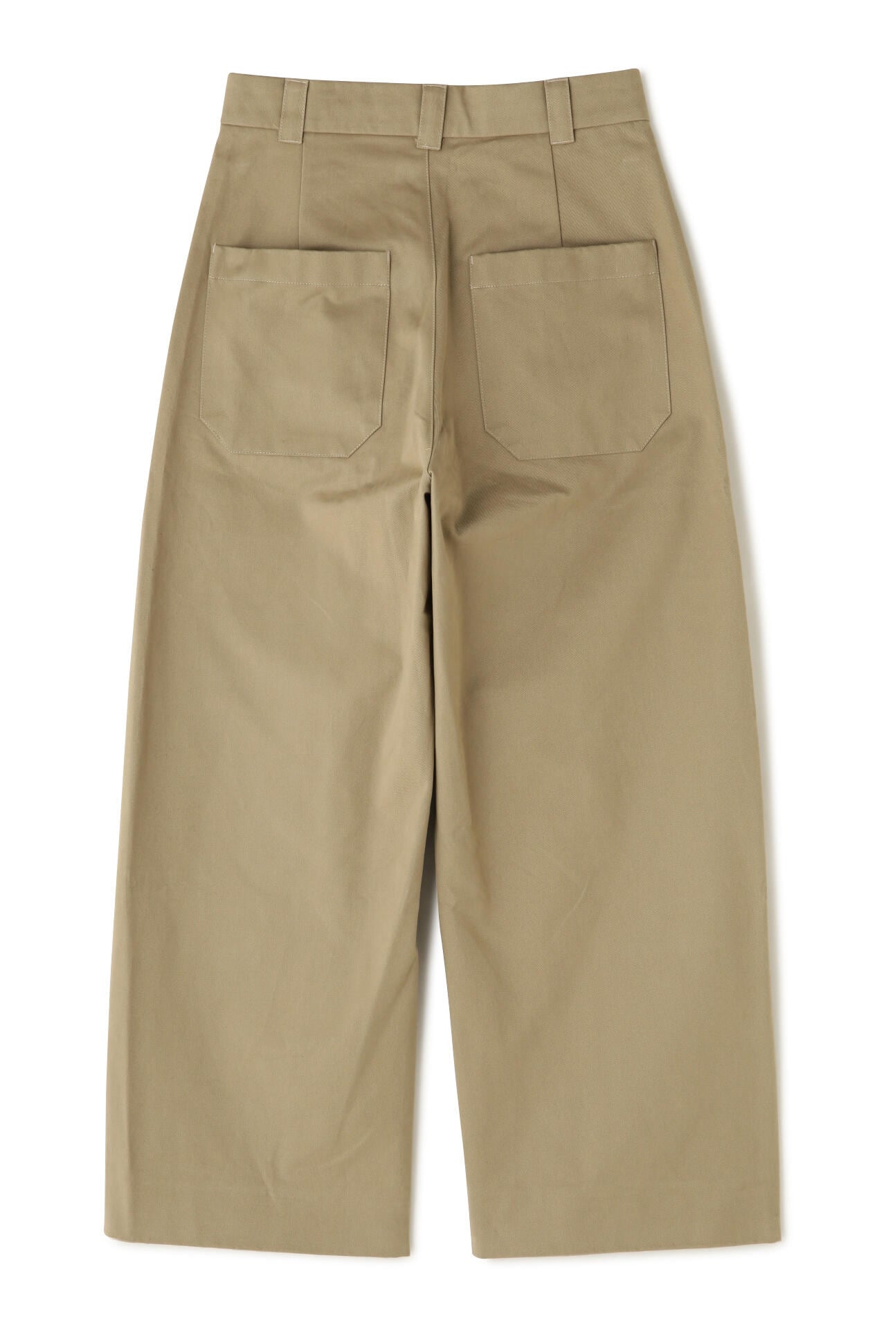 STUDIO NICHOLSON / PEACHED COTTON TWILL DEEP PLEAT VOLUME PANT