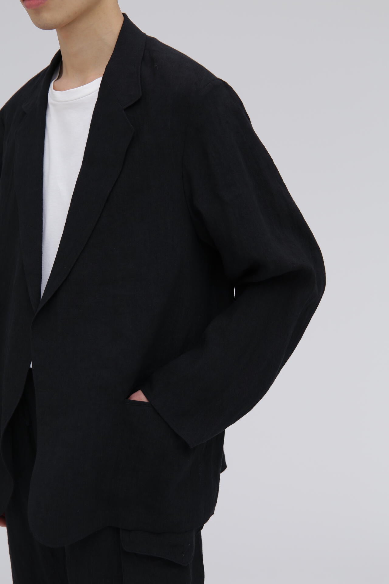 別注] blurhms / RAMIE LINEN CARDIGAN JACKET | THE LIBRARY（ザ