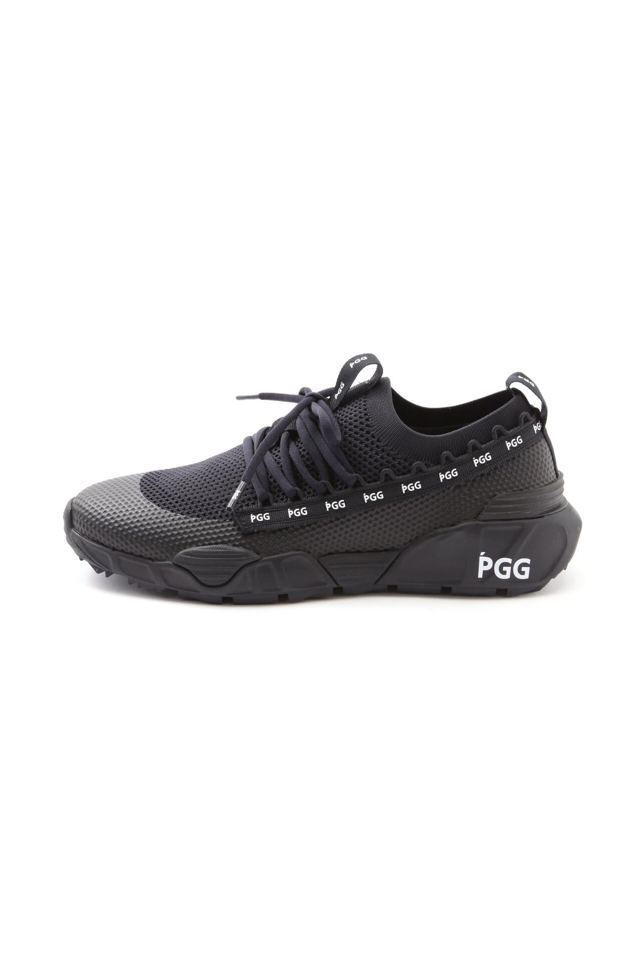 PGG】防水ニット ローカット スパイクレスゴルフシューズ (MENS