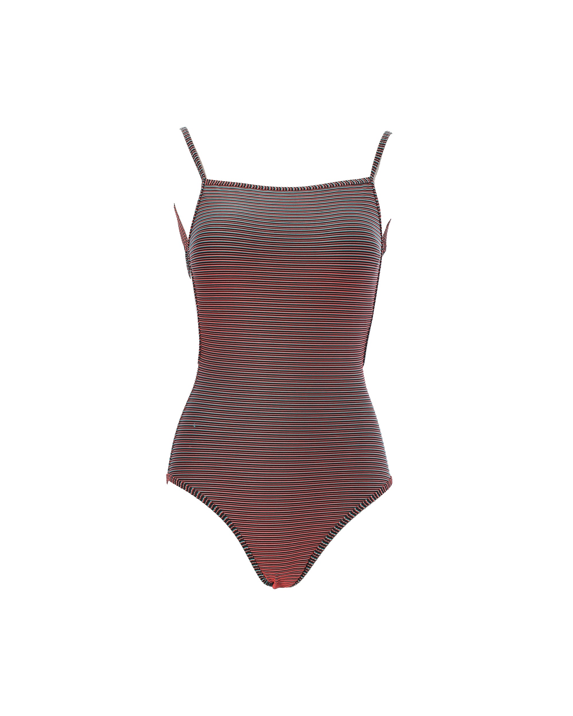 Thin border Swimsuit ボーダーワンピース水着 | MIZUASOBI 公式