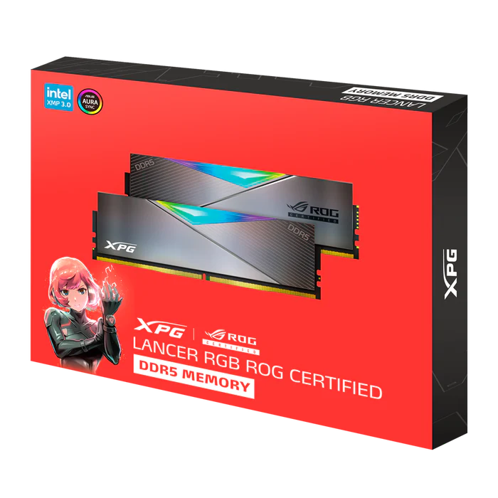 XPG Lancer ROG 32GB (2x16GB) DDR5 6600MT/s RGB – Mizzo Shopping
