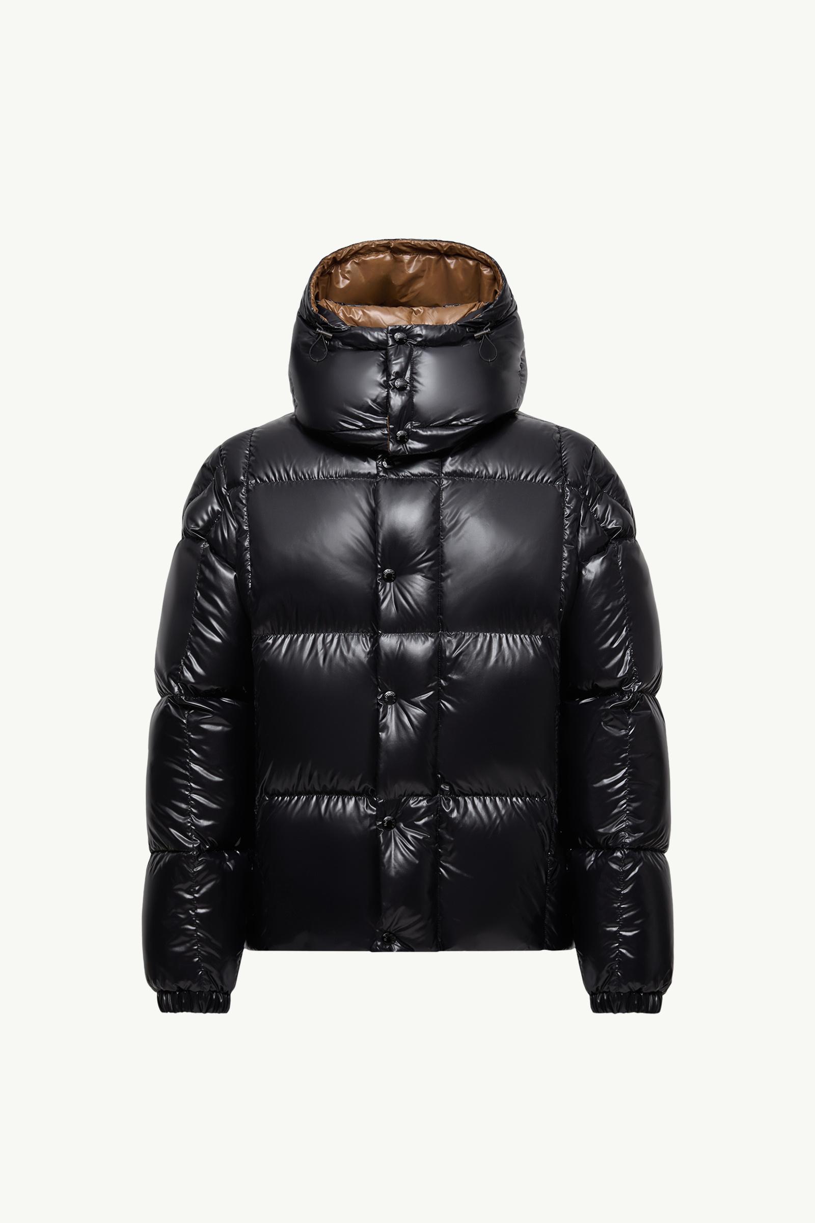 Black Parana Hooded Short Down Jacket - Short Down Jackets for Men