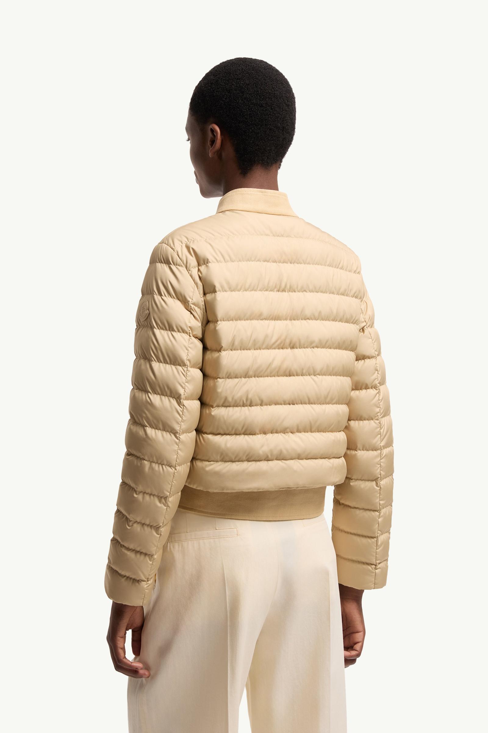 Beige Juju Cotton & Linen-Trimmed Short Down Jacket - Short Down