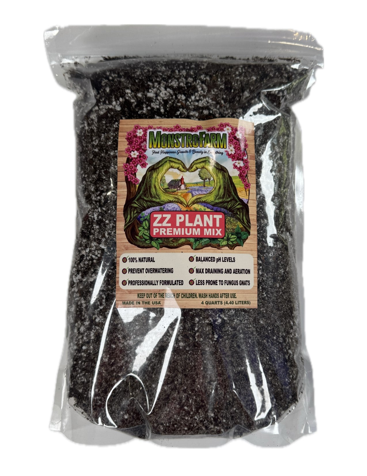 MonstroFarm ZZ Plant Potting Mix - Designed for Quick Dry-Down
