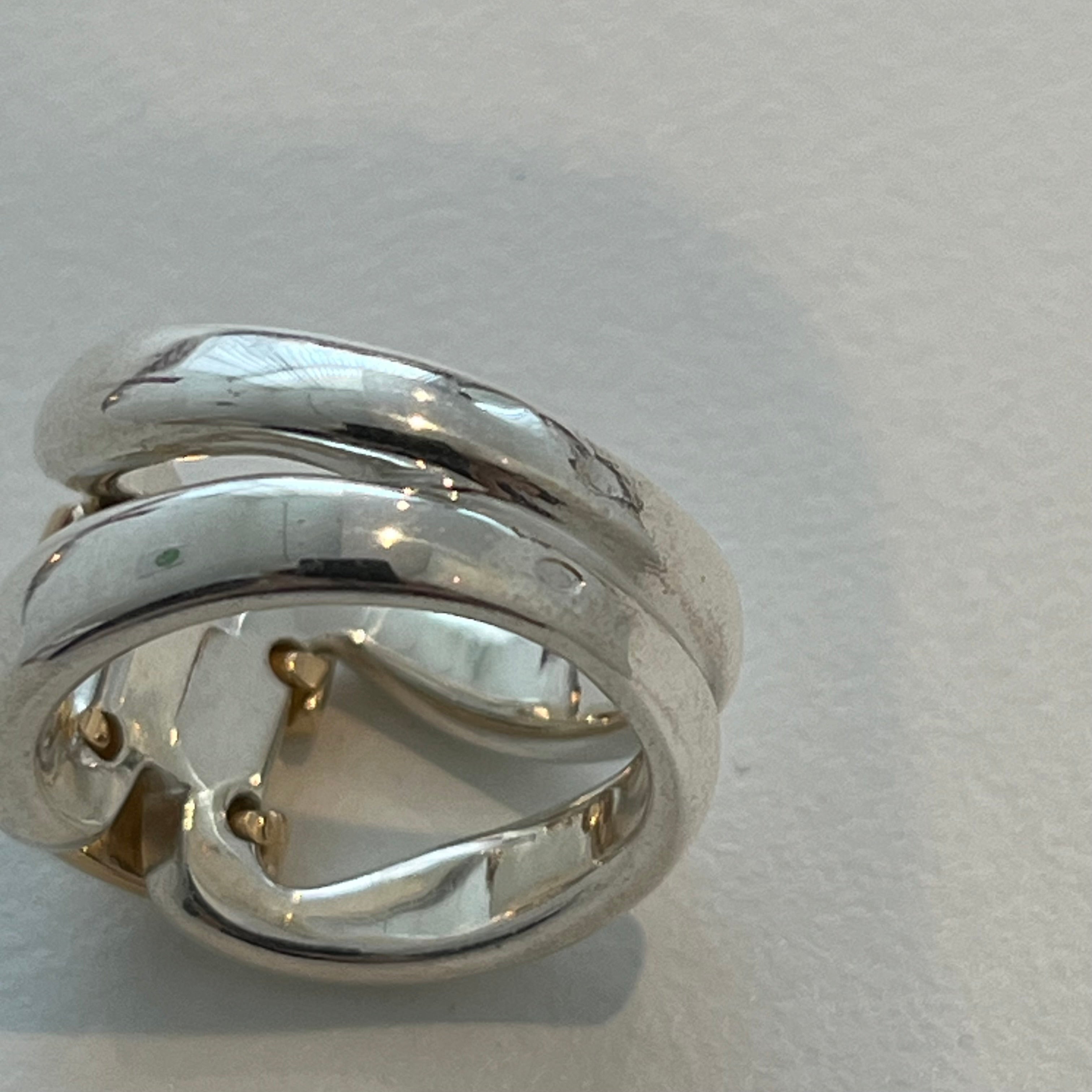 90-00s HERMES RING vintage エルメス ヒストリー リング 指輪 53 90