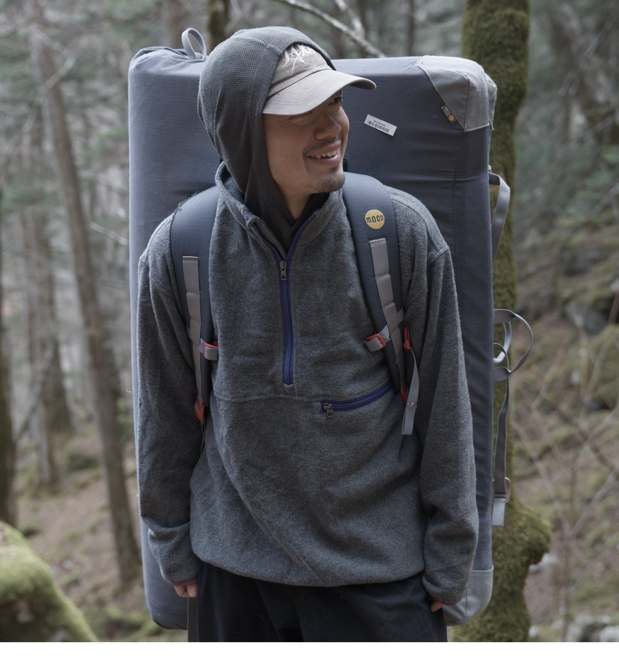 AXESQUIN × Moonlightgear WOOL FLEECE PULLOVER 軽Edition