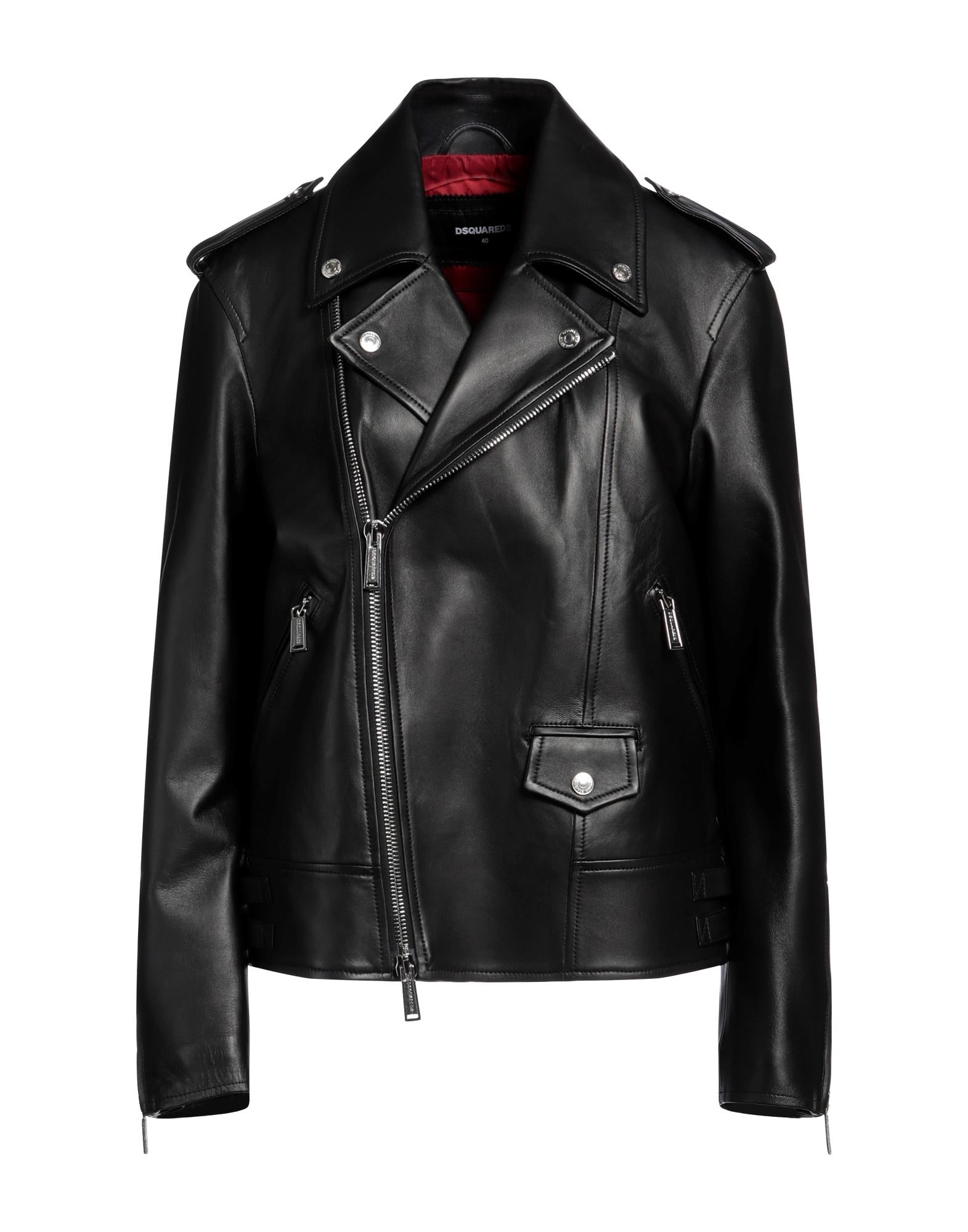 DSQUARED2 Coats & Jackets | Black Women's Jacket | YOOX