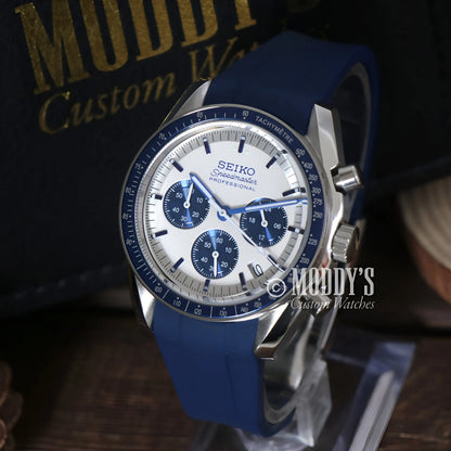 Seiko Mod Speedmaster: 41mm, VK63 Hybrid, 904L Steel, Acrylic