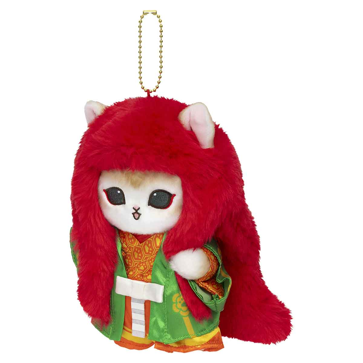 mofusand mofumofu journey Kabuki Meow Mascot Keychain (The sprit
