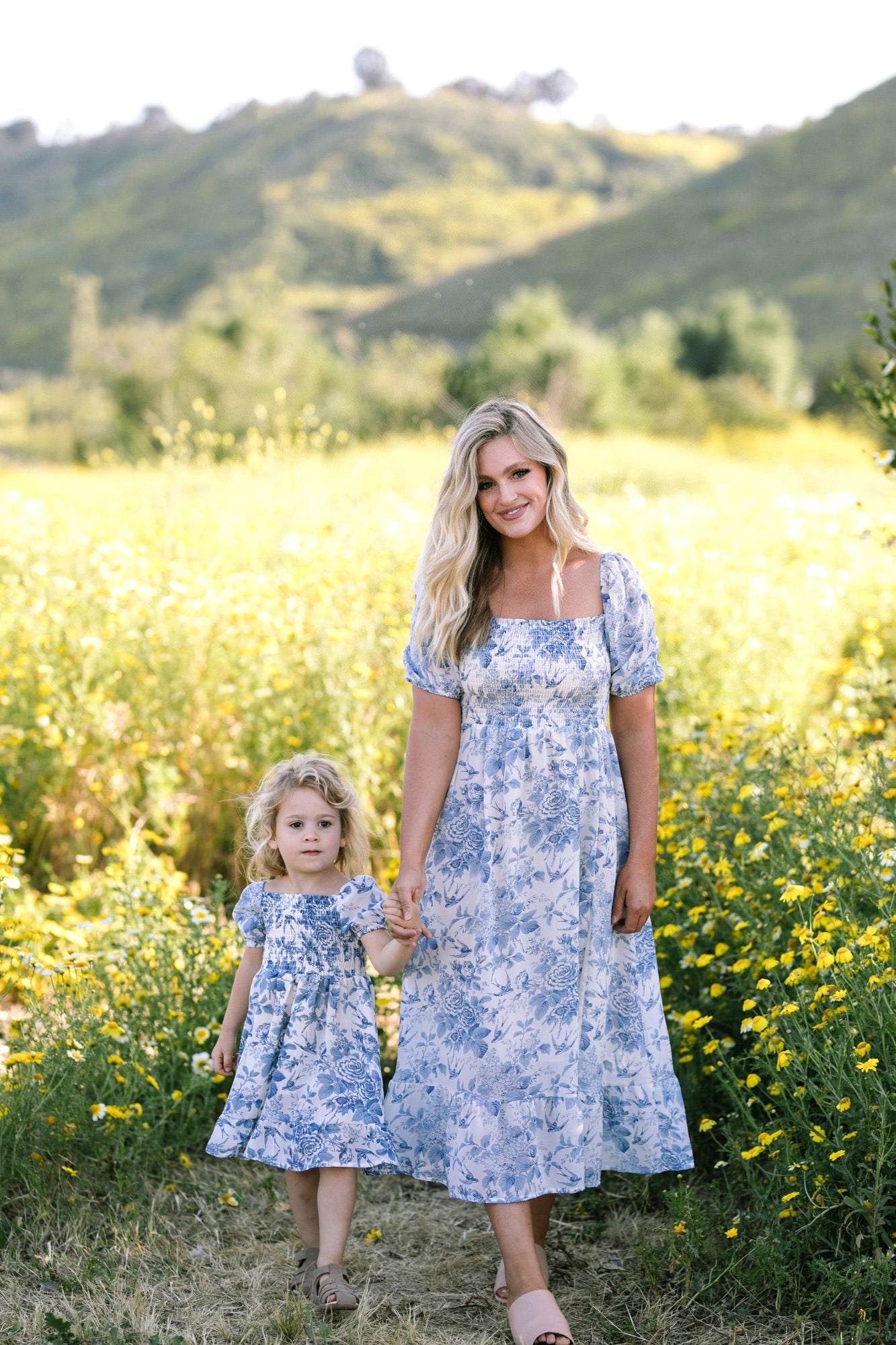 Smocked Midi Dress - Zoey - Morning Lavender Online Boutique