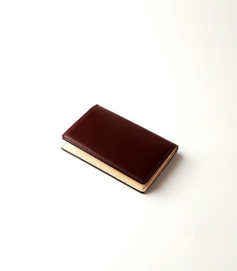 ササマチ名刺入れ｜コードバン＆ベジタブルタンニンレザー |革製品