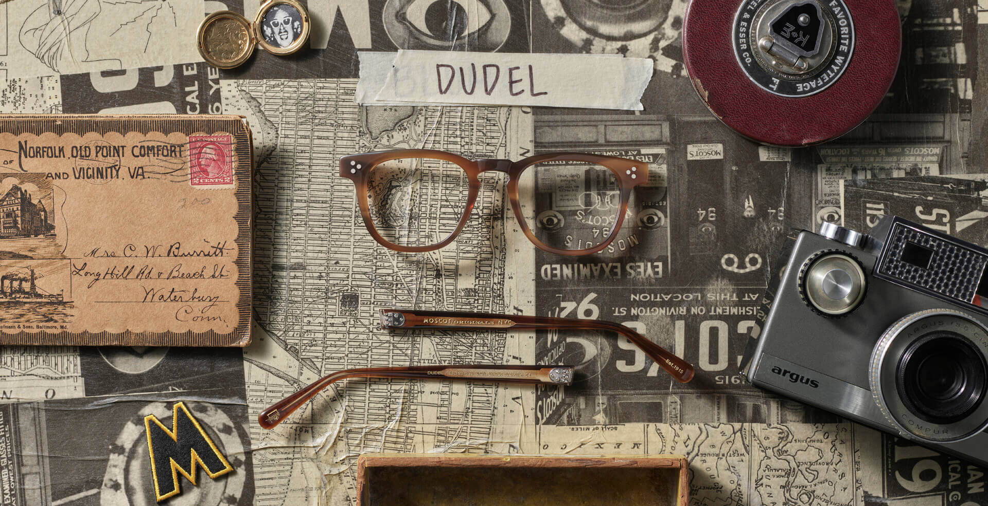 DUDEL | Square Eyeglasses | MOSCOT