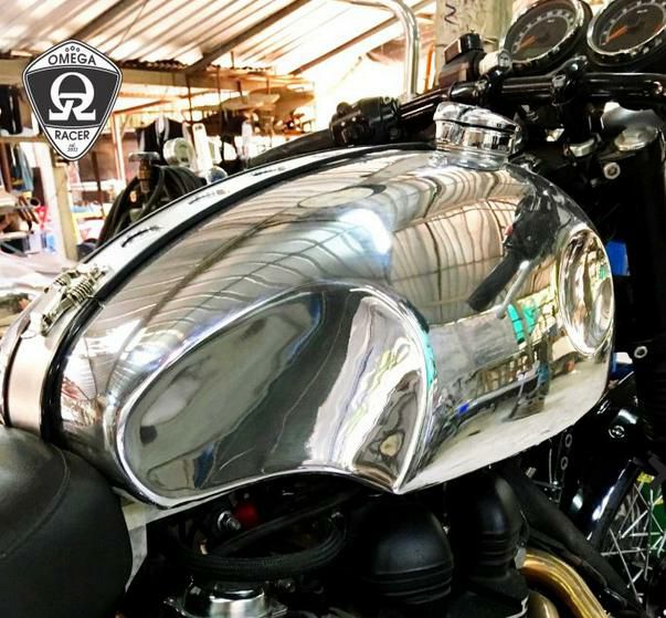 Kawasaki W650 アルミ タンク 