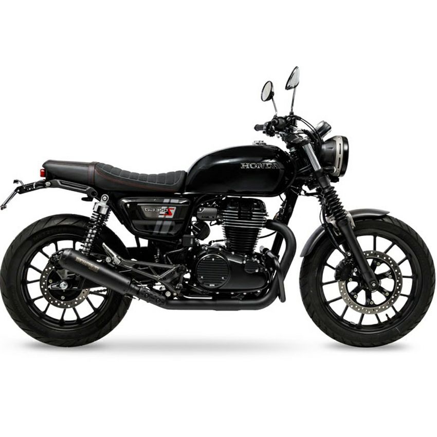 ホンダ GB350S BRS フロントエキゾーストパイプ ブラック MORIWAKI