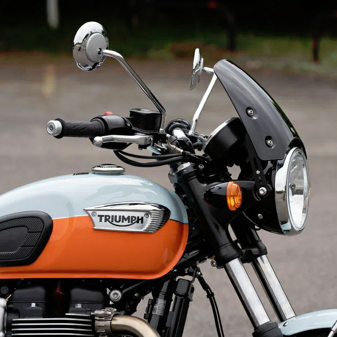 空冷 水冷 ボンネビル T100 T120 スクリーン クラシックS3 ダーク