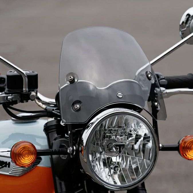 空冷 水冷 ボンネビル T100 T120 スクリーン クラシックS3 ダーク