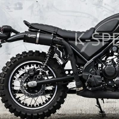 ホンダ CL250 スリップオンマフラー ブラック K-SPEED | バイク
