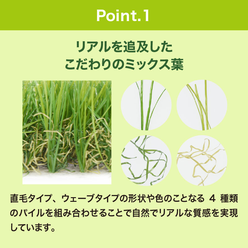 防草リアル人工芝 芝丈30mm 幅1m×長さ1m ｜ ミスターマックス
