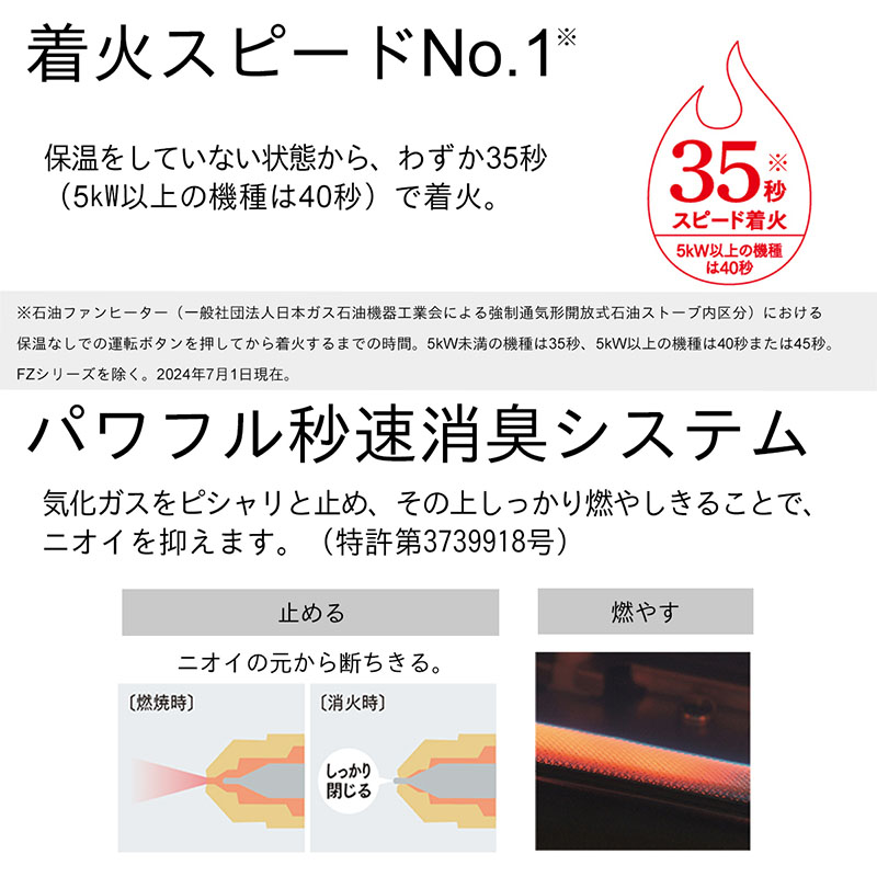 お取り寄せ商品】石油ファンヒーター FW-3224NC(W)△ ムーンホワイト